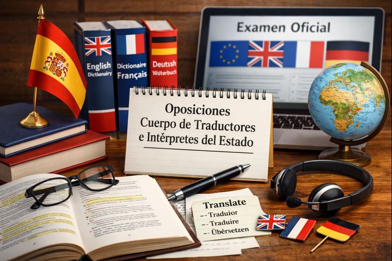 Clases online individuales para preparar el cuarto examen de las oposiciones al Cuerpo de Traductores e Intérpretes del Estado.
